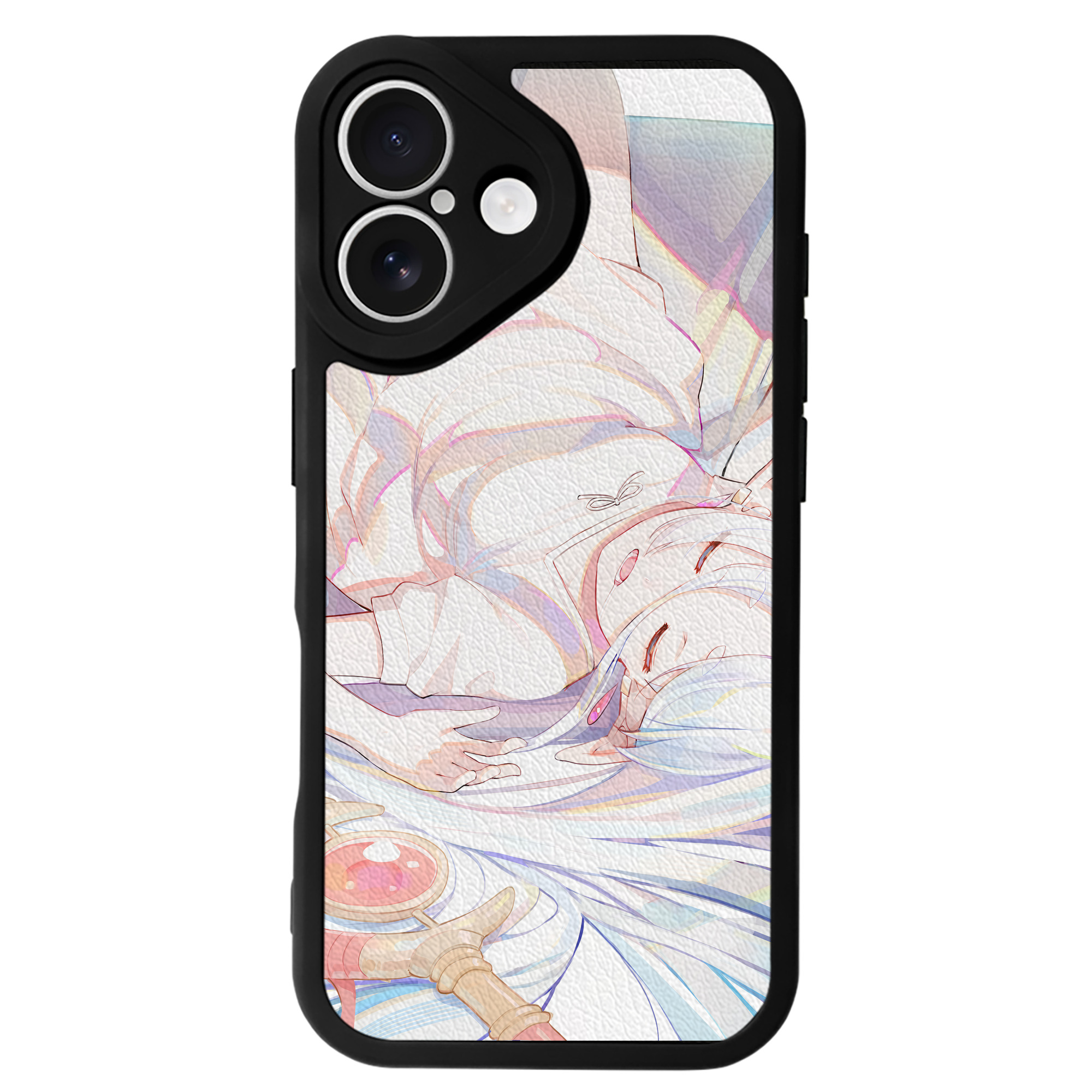 （画像用） 葬送のフリーレン Frieren 【iPhone 16シリーズ対応】シリコンスマホケース（レザー調） 材質：シリコン